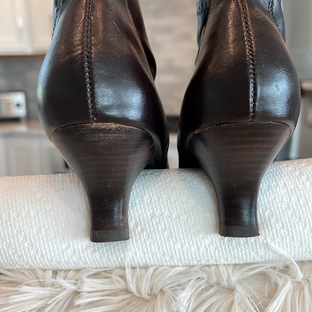 Nickels Women’s Espresso Brown Boots 8 1/2 Wide - Picture 4 of 16
